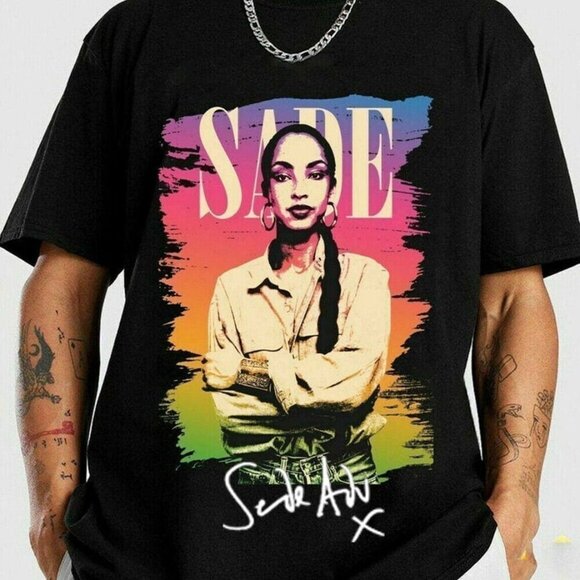 Samantha S Other - Sade Album Cover Retro Soul RB Singer Classic Music Fan T-Shirt  90